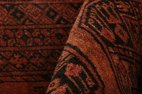 Turkman Red Hand Knotted 35 X 65 Area Rug 100-30130 Image 2