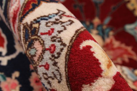 Tabriz Red Hand Knotted 112 X 171 Area Rug 254-30131 Image 16
