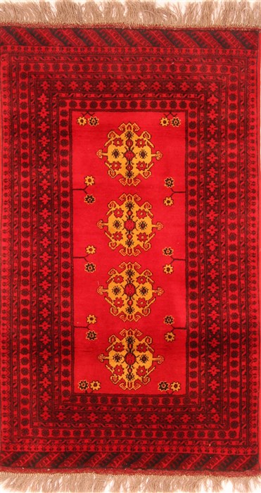 Kizalayak Red Hand Knotted 35 X 510 Area Rug 100-30132 Image 0