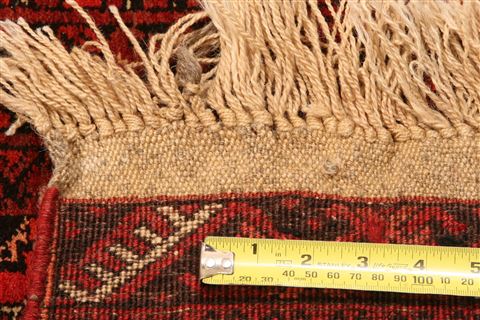 Kizalayak Red Hand Knotted 36 X 62 Area Rug 253-30137 Image 6