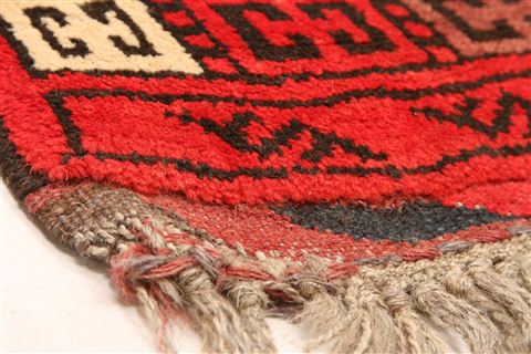 Kizalayak Red Hand Knotted 39 X 56 Area Rug 253-30138 Image 9