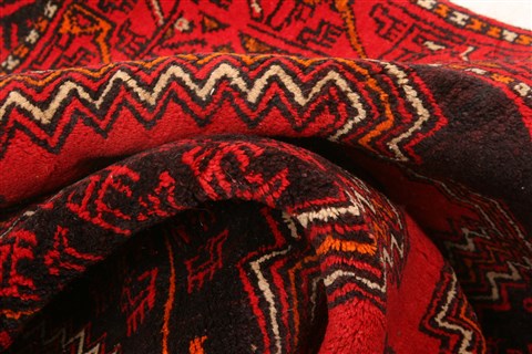 Kelardasht Red Hand Knotted 411 X 69 Area Rug 100-30139 Image 1