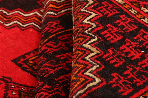 Kelardasht Red Hand Knotted 411 X 69 Area Rug 100-30139 Image 2