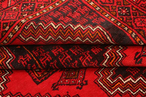 Kelardasht Red Hand Knotted 411 X 69 Area Rug 100-30139 Image 3
