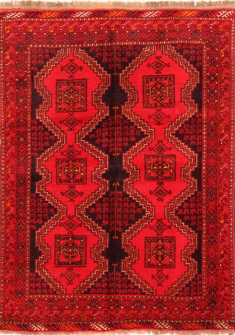 Kelardasht Red Hand Knotted 411 X 69 Area Rug 100-30139 Image 0