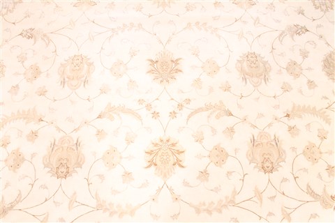 Tabriz Beige Hand Knotted 115 X 163 Area Rug 254-30144 Image 2