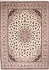 Isfahan Beige Hand Knotted 1111 X 167  Area Rug 254-30147 Thumb 0