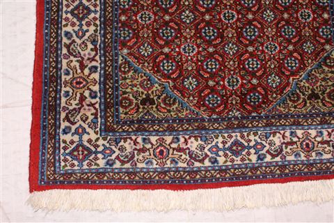 Mashad Red Hand Knotted 29 X 47 Area Rug 400-30149 Image 1