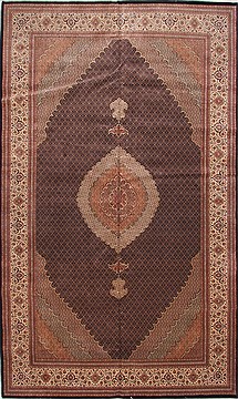 Mahi Brown Hand Knotted 9'10" X 16'7"  Area Rug 254-30150