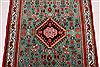 Abadeh Green Hand Knotted 26 X 40  Area Rug 400-30151 Thumb 2