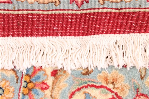 Kerman Red Hand Knotted 114 X 154 Area Rug 254-30154 Image 9