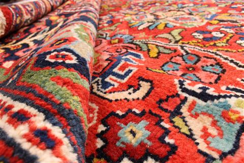 Mahal Multicolor Hand Knotted 113 X 172 Area Rug 254-30155 Image 3