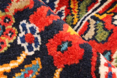 Mahal Multicolor Hand Knotted 113 X 172 Area Rug 254-30155 Image 17