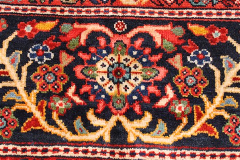 Mahal Multicolor Hand Knotted 113 X 172 Area Rug 254-30155 Image 18