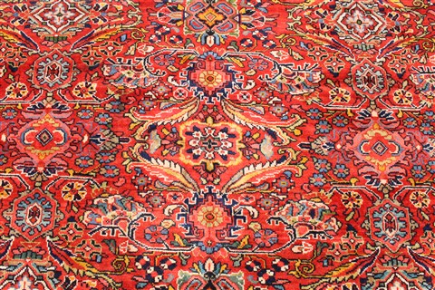 Mahal Multicolor Hand Knotted 113 X 172 Area Rug 254-30155 Image 5
