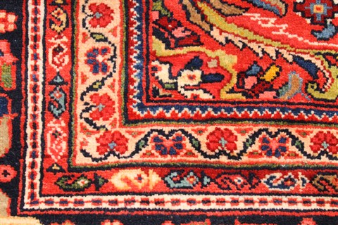 Mahal Multicolor Hand Knotted 113 X 172 Area Rug 254-30155 Image 7