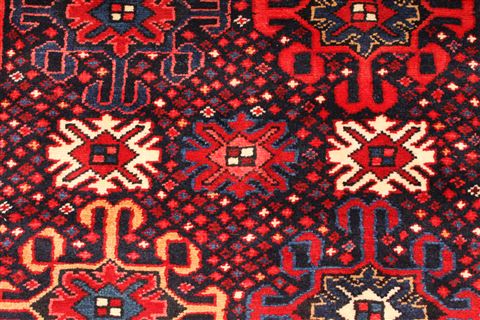 Karajeh Beige Runner Hand Knotted 44 X 147 Area Rug 254-30157 Image 3
