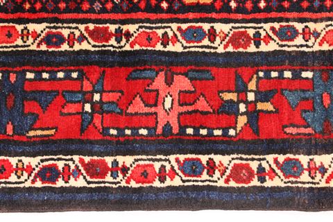 Karajeh Beige Runner Hand Knotted 44 X 147 Area Rug 254-30157 Image 4