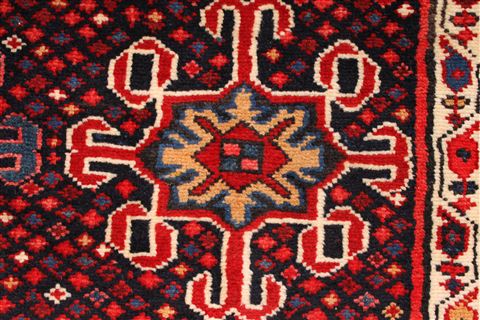 Karajeh Beige Runner Hand Knotted 44 X 147 Area Rug 254-30157 Image 6