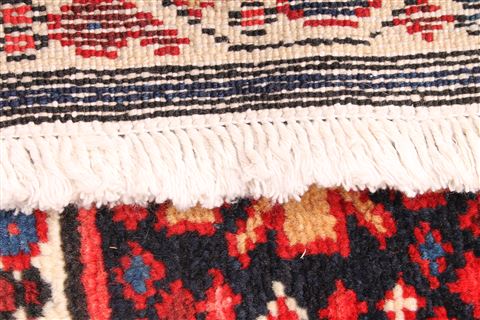 Karajeh Beige Runner Hand Knotted 44 X 147 Area Rug 254-30157 Image 8