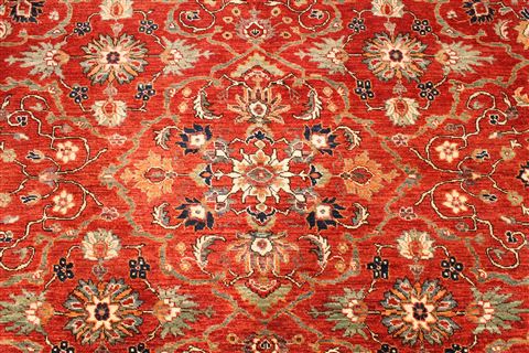 Mahal Beige Hand Knotted 90 X 119 Area Rug 254-30158 Image 5
