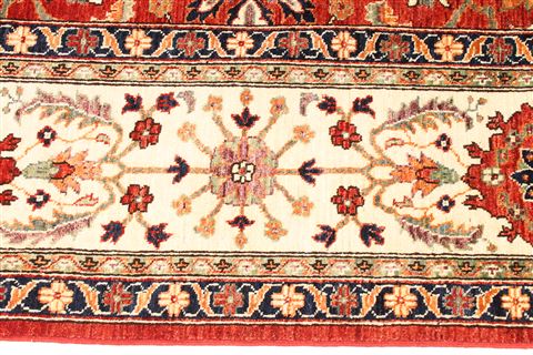 Mahal Beige Hand Knotted 90 X 119 Area Rug 254-30158 Image 2
