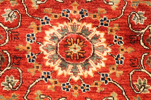 Mahal Beige Hand Knotted 90 X 119 Area Rug 254-30158 Image 8