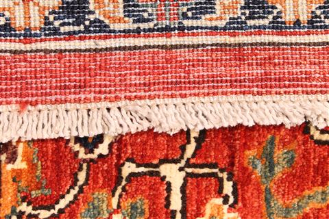 Mahal Beige Hand Knotted 90 X 119 Area Rug 254-30158 Image 10