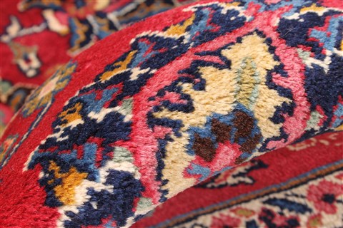 Mashad Beige Hand Knotted 81 X 115  Area Rug 254-30162 Image 11