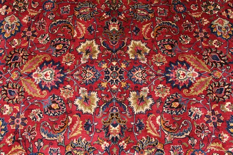 Mashad Beige Hand Knotted 81 X 115  Area Rug 254-30162 Image 2