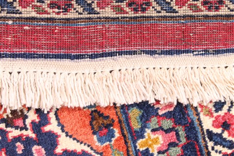 Mashad Beige Hand Knotted 81 X 115  Area Rug 254-30162 Image 7