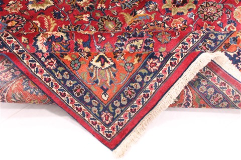 Mashad Beige Hand Knotted 81 X 115  Area Rug 254-30162 Image 9