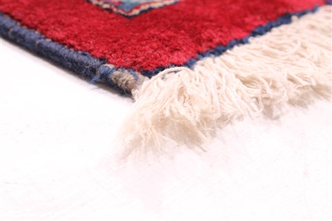 Mashad Red Hand Knotted 910 X 126  Area Rug 254-30163 Image 6