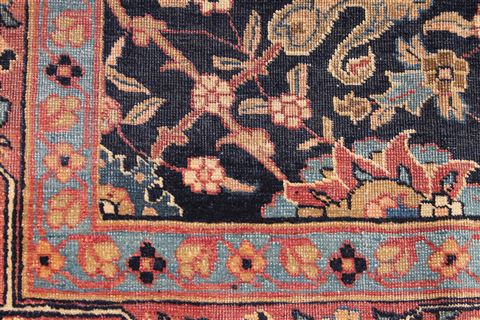 Tabriz Beige Hand Knotted 70 X 107 Area Rug 254-30164 Image 5