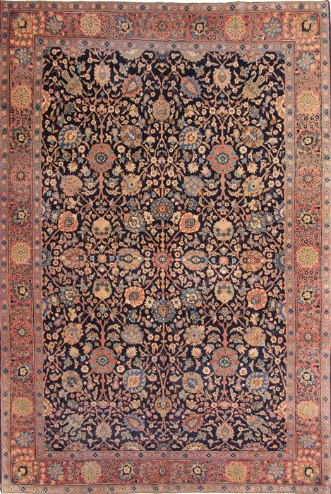 Tabriz Beige Hand Knotted 70 X 107 Area Rug 254-30164 Image 0