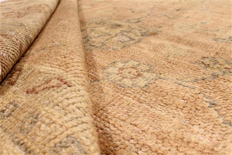 Oushak Beige Hand Knotted 64 X 93 Area Rug 254-30165 Image 8