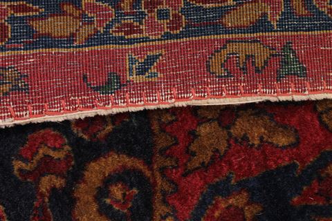 Kashan Red Hand Knotted 45 X 68 Area Rug 254-30166 Image 5