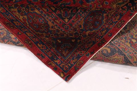 Kashan Red Hand Knotted 45 X 68 Area Rug 254-30166 Image 7