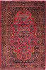 Kashan Red Hand Knotted 45 X 68 Area Rug 254-30166 Thumb 0