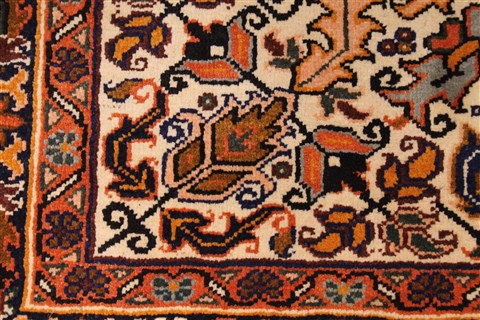 Heriz White Hand Knotted 53 X 610 Area Rug 254-30167 Image 4
