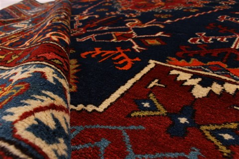 Kazak Blue Hand Knotted 44 X 74 Area Rug 254-30168 Image 16