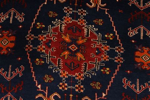 Kazak Blue Hand Knotted 44 X 74 Area Rug 254-30168 Image 5