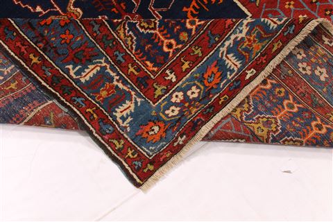 Kazak Blue Hand Knotted 44 X 74 Area Rug 254-30168 Image 11