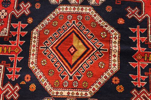 Kazak Red Hand Knotted 42 X 69  Area Rug 254-30172 Image 4