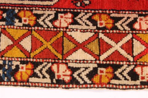 Kazak Red Hand Knotted 42 X 69  Area Rug 254-30172 Image 5