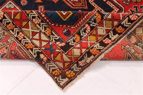 Kazak Red Hand Knotted 42 X 69  Area Rug 254-30172 Image 10