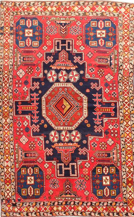 Kazak Red Hand Knotted 42 X 69  Area Rug 254-30172 Image 0