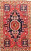 Kazak Red Hand Knotted 42 X 69  Area Rug 254-30172 Thumb 0