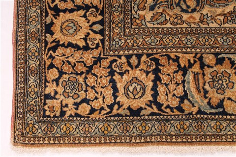 Isfahan Brown Hand Knotted 48 X 70 Area Rug 254-30173 Image 1