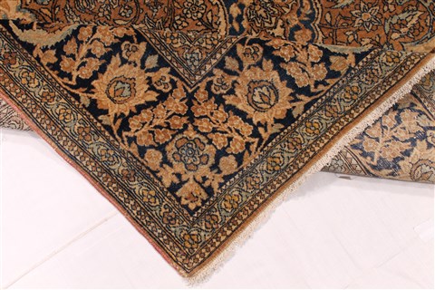 Isfahan Brown Hand Knotted 48 X 70 Area Rug 254-30173 Image 8